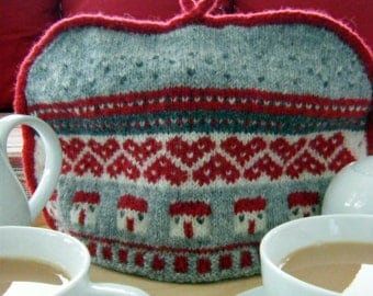 Instant Download PDF Home Sweet Home Tea Cosy Knitting Pattern