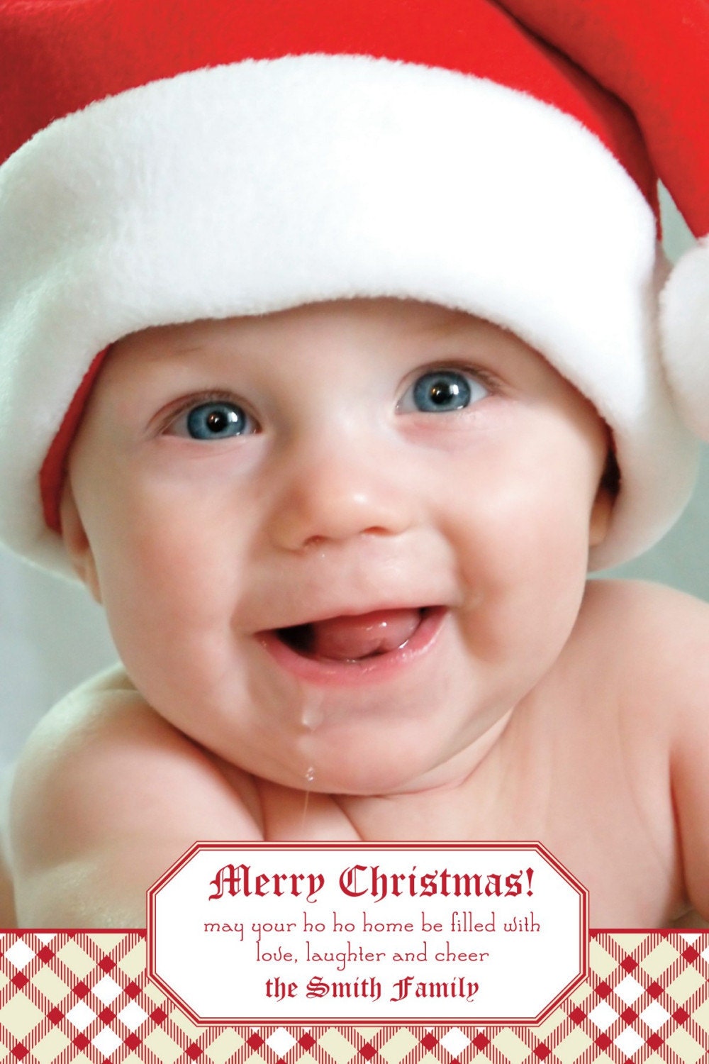 Santa Baby - Custom Photo Christmas New Years Card Il_570xn