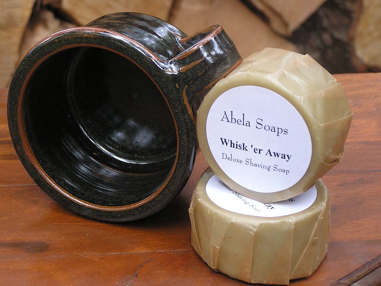 Natural Men's Shave Set Father's Day- Charcoal
