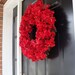Hydrangea Poinsettia Christmas Wreath- Christmas Decoration- Holiday Decor- Door Wreath