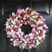 Spring Wreath- Tulip Spring Wreath- Summer Wreath- 18 inch Summer Door Wreath- Last One