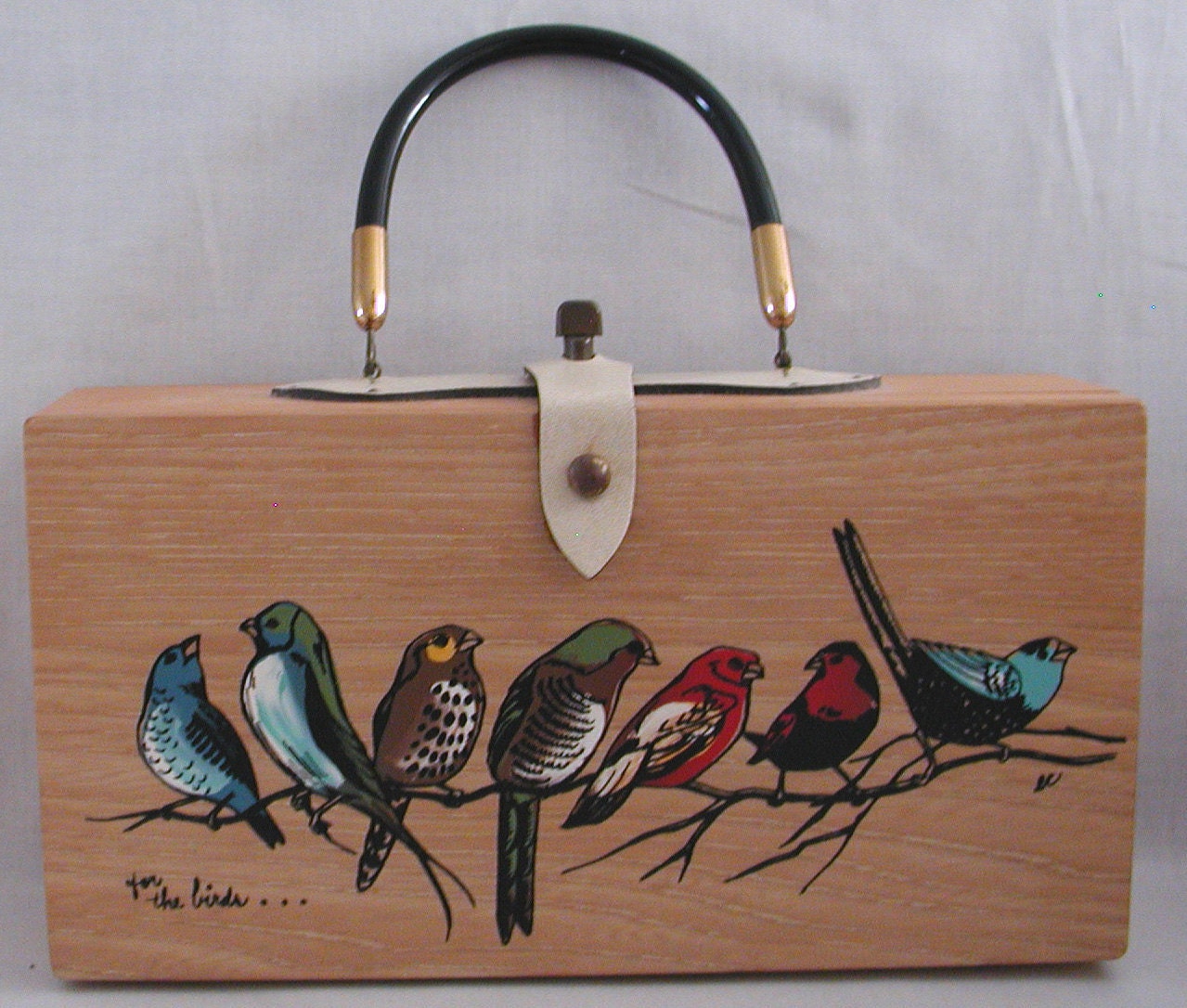 Enid Collins Vintage Purse ... for the birds ..HANDBAG.