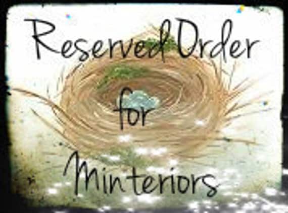 Reserved for Minteriors