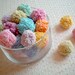 Party Pom pom, yarn pom pom, cotton, yarn ball, beads, decoration, eco, party decoration, button, pompom, iammie, soft, 50 pom pom