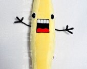 Panic Banana plush fruit - panics so you don't have to