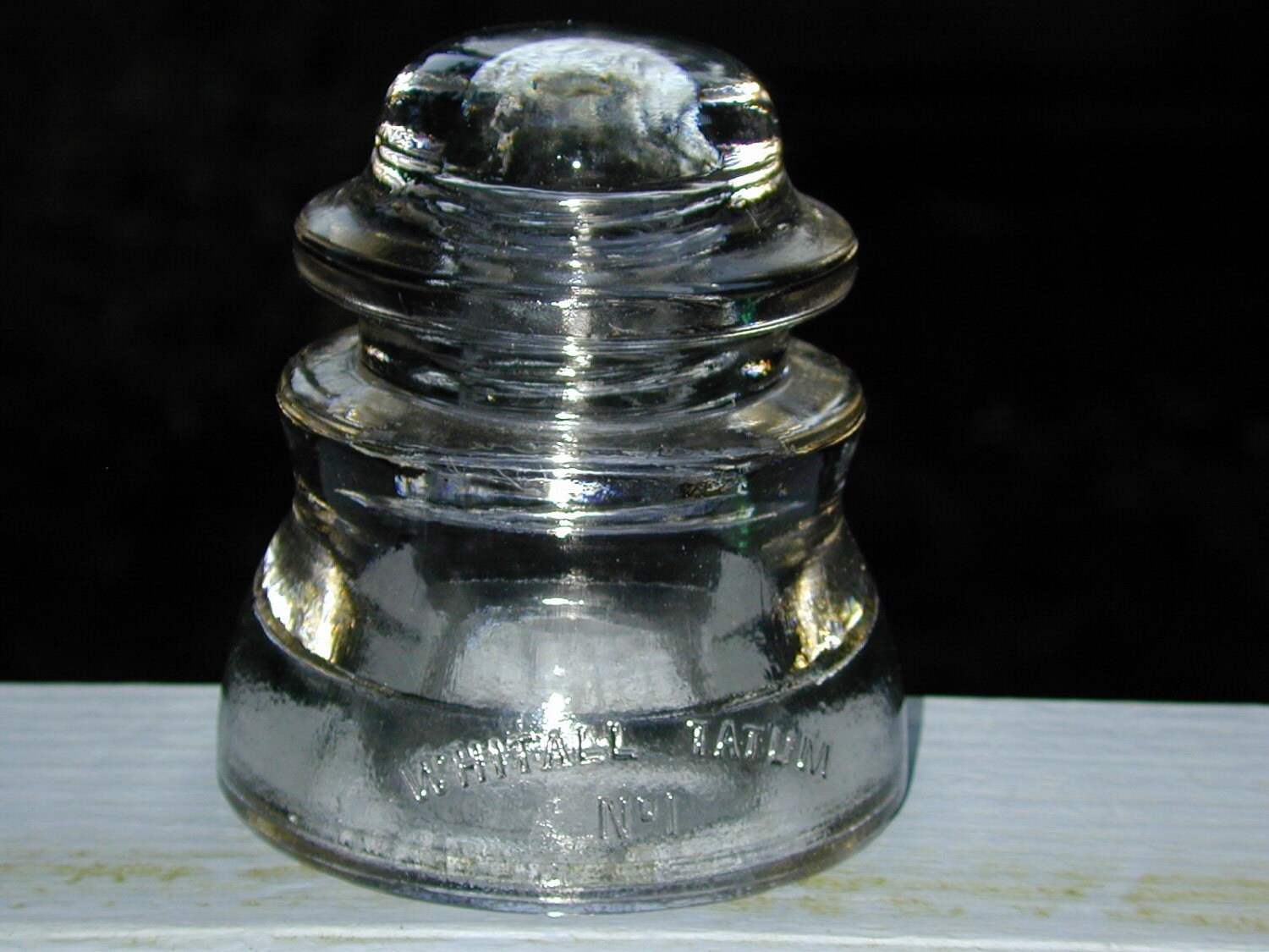 VINTAGE ANTIQUE COLLECTIBLE GLASS INSULATOR by lightinawormhole