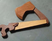 tools for imagination / classic wood  toy saw  and ax set / pretend play / tool set