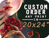 Custom order any fantasy print in my gallery in 20x24 in