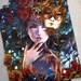 Brief Glimpse. Masquerade art print steampunk venetian fairy mask