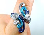 Waves Adjustable Ring