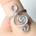 Treble Clef Adjustable Ring