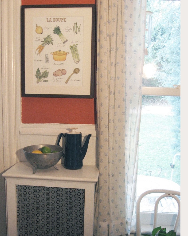 La Soupe fine art watercolor print