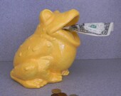 Hungry Frog Bank  Sun Yellow