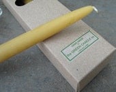 Beeswax Taper Candles, 8 inch - Box of Six