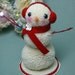 Little Snow Girl In Red as Featured in Better Homes and Gardens Holiday Craft Magazine