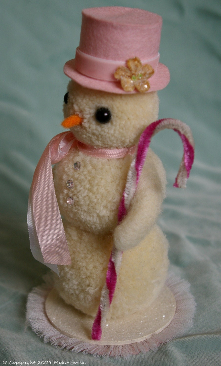 Pink Sugar Snowgirl