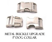 Metal Buckle Upgrade for 1" Dog Collar