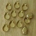 18x13 pear tear shape cabochon cameo settings CB1R 12 pcs