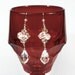 Jewelry Crystal Earrings - Sterling Silver and Swarovski AB Clear Crystal Earrings - Jewelry Earrings