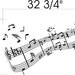 Music Notes Wall Mural Decal Sticker Home Decoration