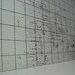 RESERVED .. JULIA C. (6) Basic Black Graph (Distressed) Steel Memo Board