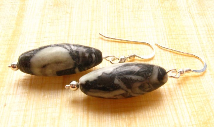 Pearl River Jasper Earrings - Ancient River