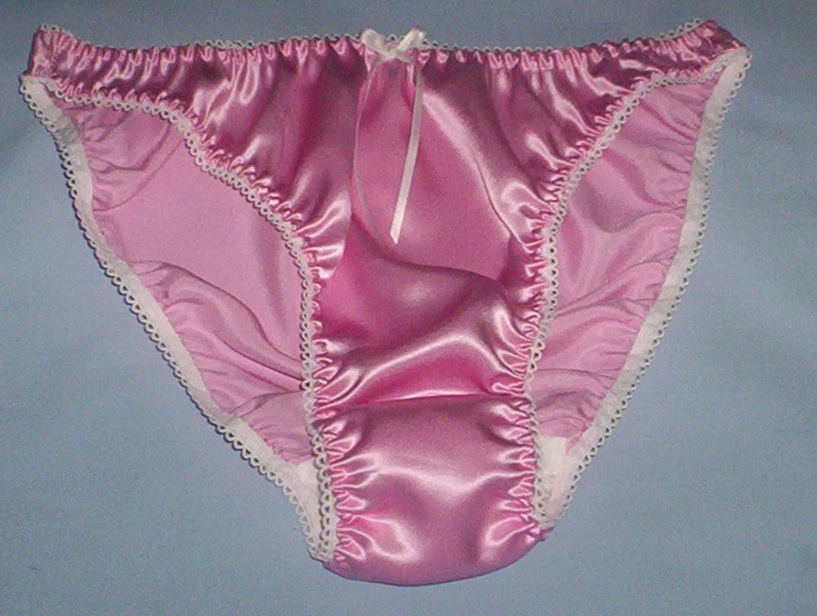 Candy Pink Silk Satin Panties By Tigerlizzylou On Etsy