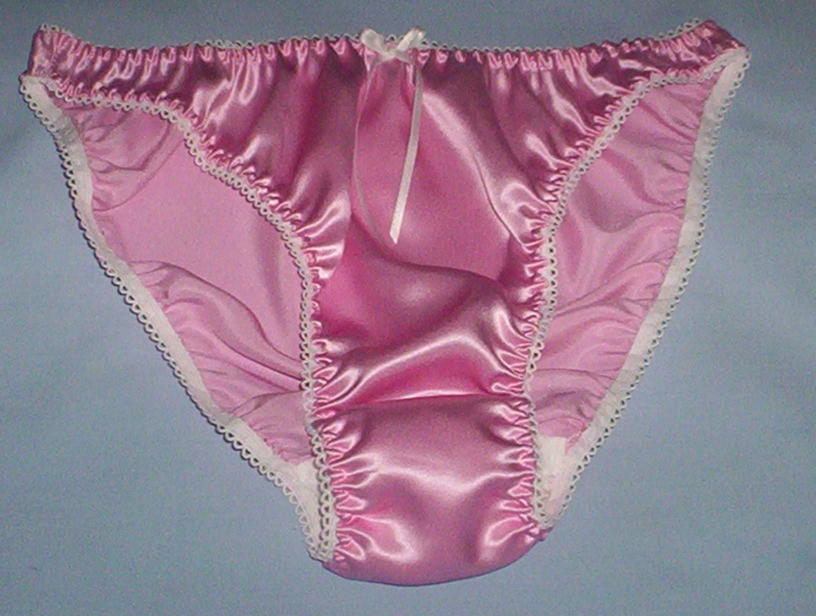 Candy Pink Silk Satin Panties By Tigerlizzylou On Etsy