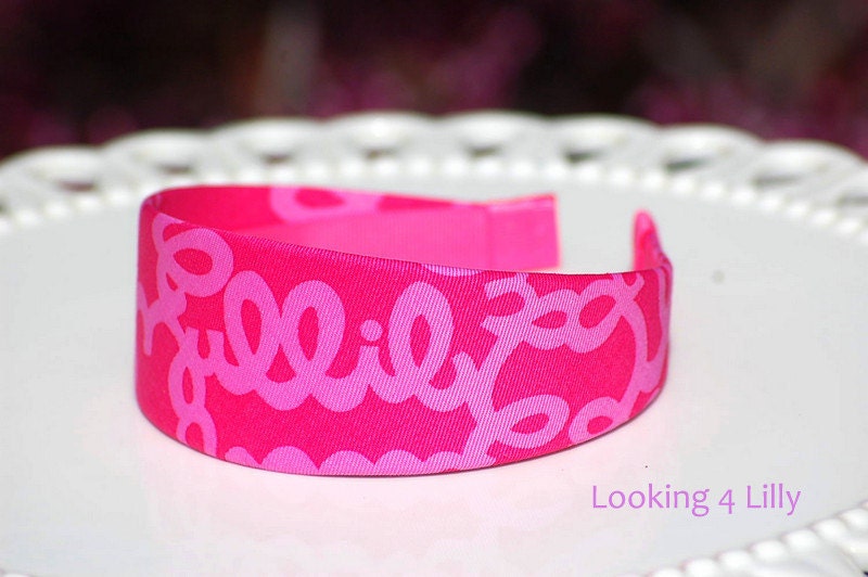 Lilly Pulitzer Fabric Headband Fabric Covered headband Loopy Lilly Pulitzer Print