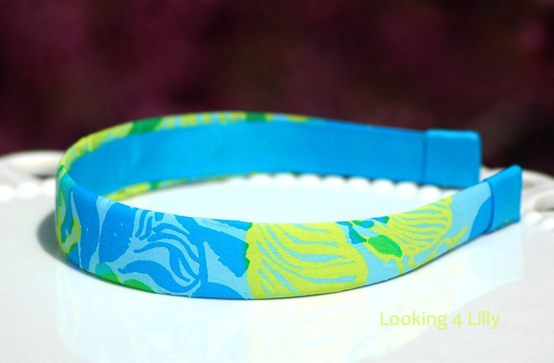 Lilly Pulitzer:  fabric One inch Headband Vintage Pattern Lilly Pulitzer Vintage Print Suzie Zuzek