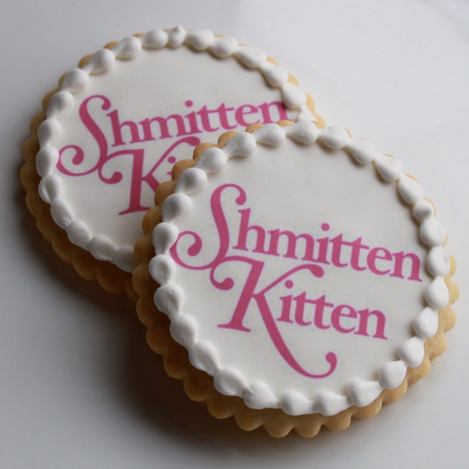 Shmitten Kitten Edition Mix Tape Valentine Cookie Gift Box (Vanilla) 6 Cookies - MADE TO ORDER