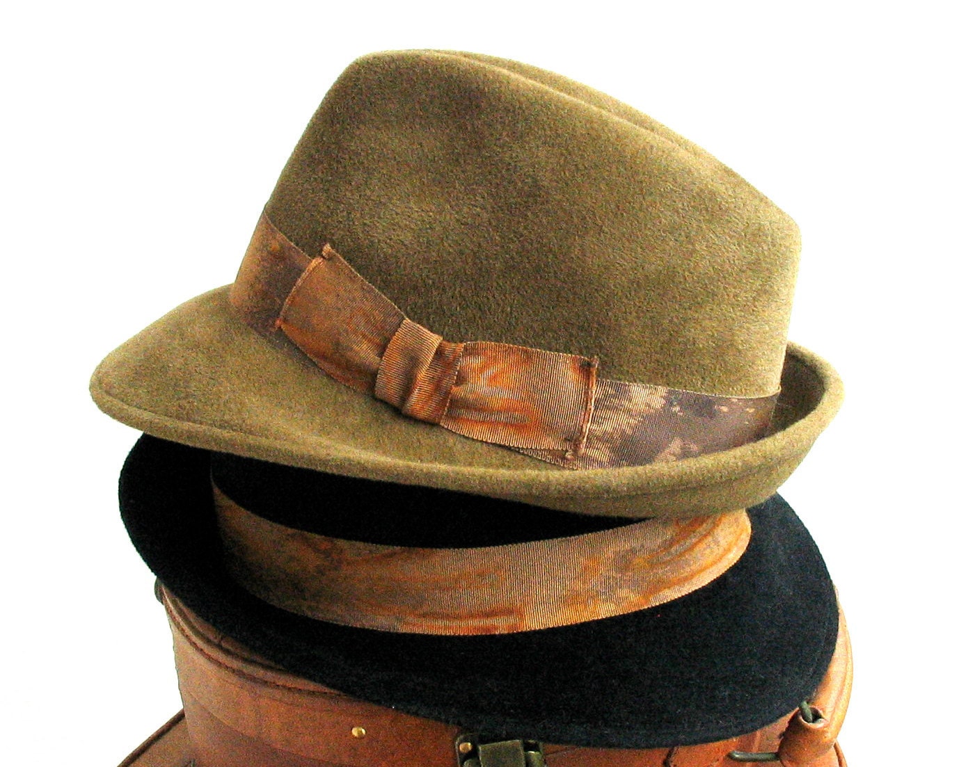 Wool Fedora Trilby Hat- Fall Fashion- Men- Women- Winter Accessories