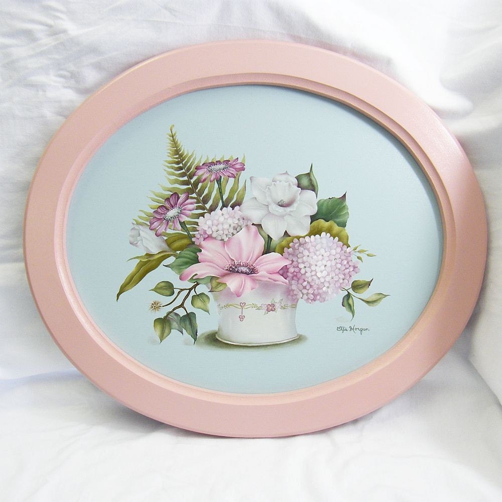 Spring Bouquet Floral Framed Painting - FREE SHIPPING
