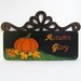 Wooden Hand Painted Sign/Plaque - Autumn Glory
