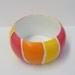 LARGE WOODEN BANGLE BRACELET - Bright and Bold