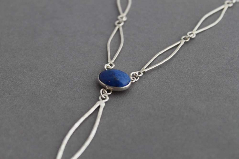 Sterling and Lapis necklace - Moonbeams