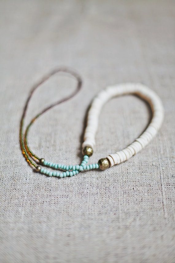 Mixed Media Boho necklace