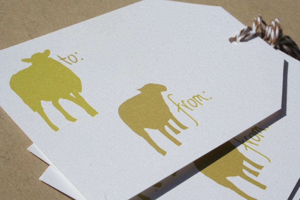 Sheep Gift Tags