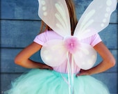 Custom Flora Fairy Wings - Pixie Princess Style - Your choice of 26 colors - for girls, teens, women