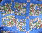 Jungle Themed Baby and Toddler Quilt