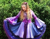 Tous les Matins du Monde - Upcycled SnugglePants Sweater Coat with a Medieval Liripipe Hood and Bell Sleeves- RESERVED
