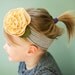 designer blossom SNUGARS yellow polka dot headband hair band hat beanie cap baby infant toddler girl newborn