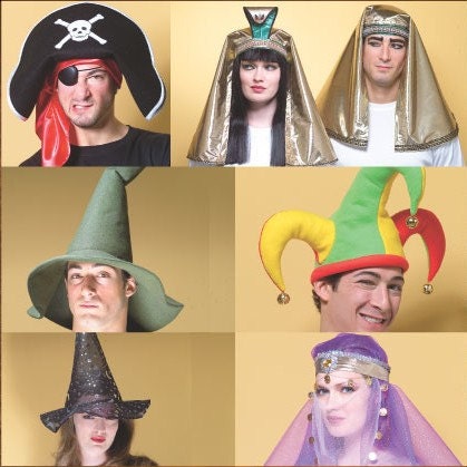 halloween costume hats headwear sewing pattern by patterns4you out of print sewing patterns 419x419 il 570xN.161840305 Out Of Print Sewing Patterns