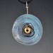 Necklace, Lampworked, Recycled bottle glass