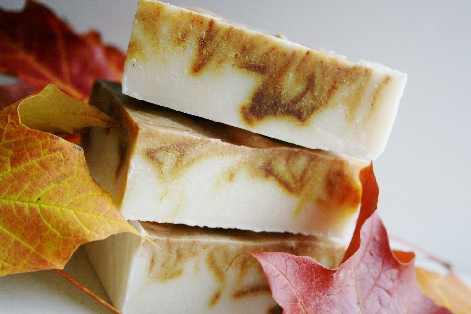 Crisp Autumn Handmade Soap -  Handmade Essential Oil Soap - Natural Soap - ElegantRoseBoutique