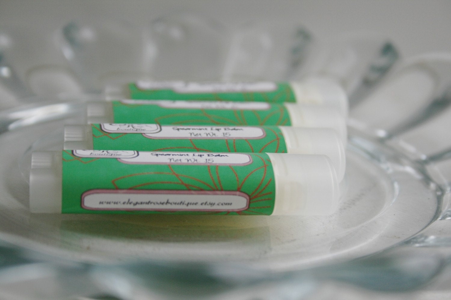 Spearmint  Lip Balm, Natural Lip Balm, Essential Oil Lip Balm