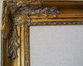 EXTRA LARGE FRAMED Memo Board-Framed Bulletin Board-Any Color-Gold-42x30 Ornate Vintage Framed Message Board-Memo Board-Framed Corkboard