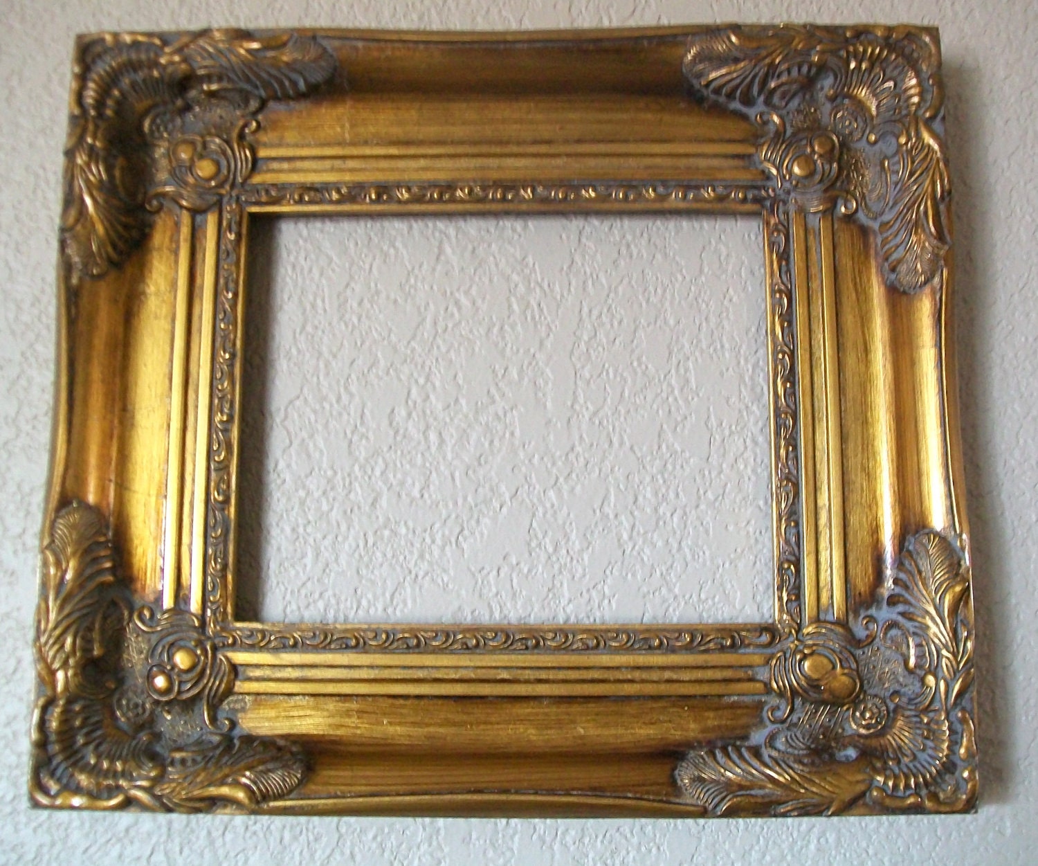 Baroque 8x10 Old World Vintage Style Antiqued Gold Wood Frame-Chalkboard-Reg/Magnetic-Decorative Wall Mirror-Wedding-Reception--Paintings
