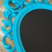FRAMED CHALKBOARD-Any Color-Teal-Baroque Ornate Vintage Frame Chalkboard & Vintage Wall Mirror-Nursery-PBK-Kitchen Chalkboard