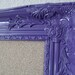 ELEGANT & CLASSY-PURPLE Framed Cork Board-Any Color-Extra Large Ornate Vintage Frame Bulletin Board-Memo Board-Magnetic Chalkboard